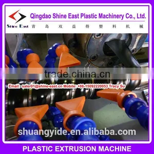 HOT SELL!! HDPE PP PE PVC Hydraulic Spiral Sheath Wrap Hose Tube Protector Making Machine in Qingdao Shandong China thumbnail-2