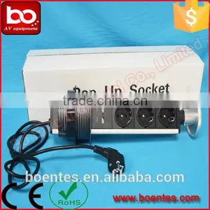 Factory Supply Office Pull Up Outlets/Kitchen Pop Up Power Socket With USB Charger thumbnail-5