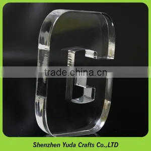 High Grade Shaped Laser Cutting Letters Hanging Outdoor Acrylic Logo Block thumbnail-3