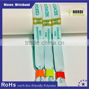 Promotional Eco-friendly Polyester Woven Bracelet&rfid Wristband thumbnail-4