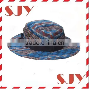Wide Brim Custom Printed Bucket Hats Wholesale thumbnail-1