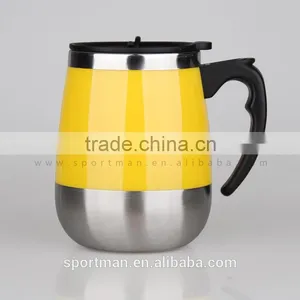 Fashional Auto Travel Mug Double Wall Stainless Steel Coffee&tea Mug Hot Selling Mug in China thumbnail-4