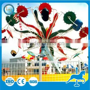 Super Welcomed! China Supplier Amusement Park Rides Double Flying Chair for Sale thumbnail-5