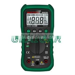 Newest MASTECH MS8239D Automotive Digital Multimeter Voltage Current Resistance Tester Built-in Motor Analyzer thumbnail-1