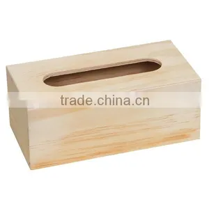 Natural Handmade Customized High Quality Cheap Professional Wooden Tissue Display Storage Box thumbnail-6