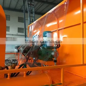 Hot Sale-40m3/h Small Diesel Trailer Concrete Pump HBTS40-10-74R With Famous Diesel Engine Exported thumbnail-3