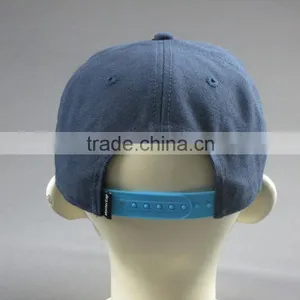 Custom High Quality 6- Panel Snapback Hat With Woven Badge thumbnail-4