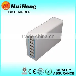 Latest 6 Port USB Wall Charger With Cable for Phone Smart Devices thumbnail-1