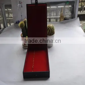 Custom Made pu Leather Jewelry Box With Thread pu Leather Finishing thumbnail-5