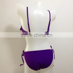 2015 Hot Sexy Bikini Bathing Suit Open Sexy Girl Full Photo Swim Suit Ladies Sexy Brazilian Bikini thumbnail-3