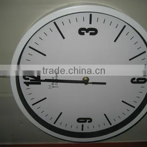 2014 NEW DESIGN Digital Radio Controlled Metal Wall Clock for Germany thumbnail-1