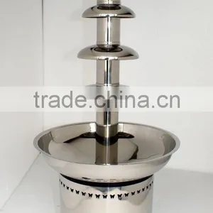 High Qualtiy Stainless Steel 304# 68cm Height Dia 33cm Commercial 5 Layer Chocolate Fountai Machine Chocolate Waterfall Machine thumbnail-1