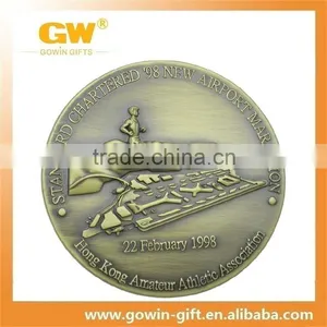 High Quality Die Casting Custom Metal Sports Coin thumbnail-1
