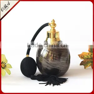 Wholesale Unique Design 100ml Luxury Airbag Glass Perfume Bottle & Empty Bottle With Pump Airbag Atomizer Spray thumbnail-1