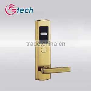 Stainless Steel PVD Hotel Locks Rfid m1 Hotel Door Lock thumbnail-1