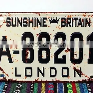 Wall Door Decoractive Retro License Plate thumbnail-1