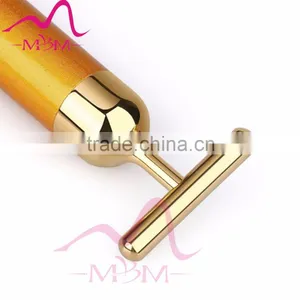 Hot Promotion!Wholesale Price Massager 24K Gold Bar Skin Care Mini Face Massager thumbnail-3