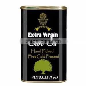 Premium Quality Extra Virgin Olive Oil. Extra Virgin Olive Oil. Pure Natural Extra Virgin Olive Oil. Metallic Tin 500 ml thumbnail-5