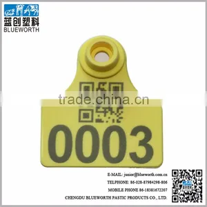 Blueworth 3#+4# Yellow Ear Tag for Cow in Farm Livestock Management thumbnail-6