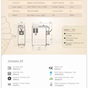 Taycool Soft Ice Cream Machine TC282S0001