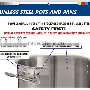 Commercial Stainless Steel Stockpot For Restaurant And Hotel thumbnail-2