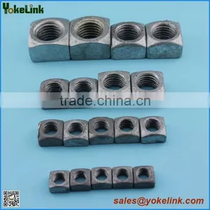 ANSI B 18.2.2 Galvanized Square Nuts With Tapped Thread thumbnail-3