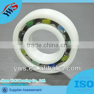 Non Magnetic Radial 6000 Plastic Ball Bearing With Glass Ball thumbnail-1