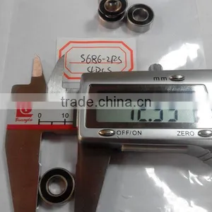 Miniature Stainless Steel Bearing 686 Deep Groove Ball Bearings S686 2RS thumbnail-4