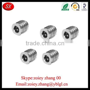 Chinese Supplier Precision Metal Plating Coarse Threaded Insert With ISO9001 Passed thumbnail-1