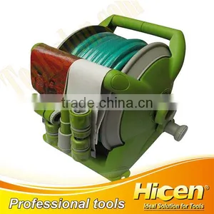Garden Water Hose Reel Hanger With Storage thumbnail-1