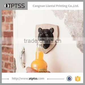 New Fashion High Quality Animal Design Magnetic Bear Bottle Beer Opener thumbnail-1