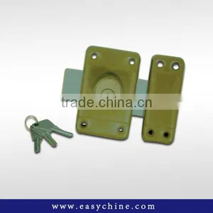 Brass Latch Iron Rim Lock thumbnail-1