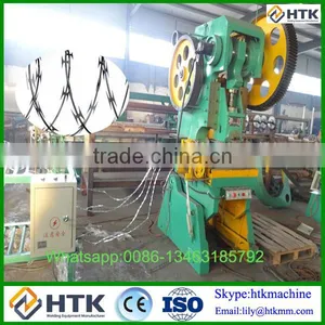 Best Quality Hot Dip Galvanized Concertina Razor Barbed Wire Making Machine thumbnail-6