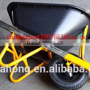 100L High Performance Wheelbarrow With Large Plastic Tray for Australia Market thumbnail-3