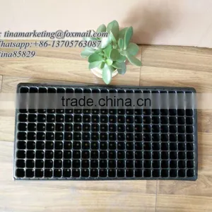 Not Coated Black PS Material Plastic Nursery Plant Seed Starting Tray 200 Cell,Plastic Seedling Germination Tray for Farm Using thumbnail-1