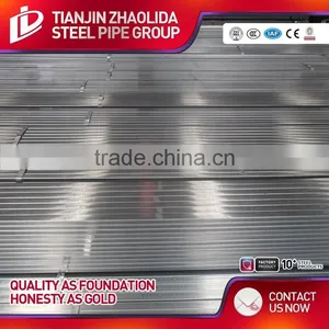 ASTM A795 Hot Drawned Building Material Galvanized Square From Tianjin Manufacture thumbnail-3