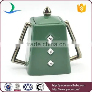 Silver Plated Ceramic Tea Set Made in China thumbnail-4