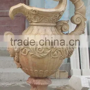 Handmade Natural Stone Ornamental Flowerpot thumbnail-4