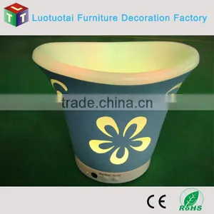 Rechargeable Battery Opertaed Luminouse Led Light up Ice Bucket thumbnail-2