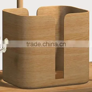 Modern Fashion Solid Wood Clothes Tree Stand Coat Racks With Drawer thumbnail-3