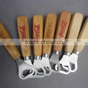 Fancy Trade Assurance Promotion Custom Wood Beer Bottle Opener With Wooden Handle Wholesale thumbnail-6