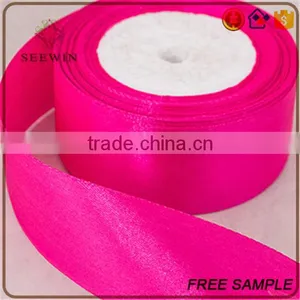 Wholesale Wired Starry Bright Color Gift Packing Decorative Coral Satin Ribbon thumbnail-4
