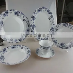 Cheap Price 32 Pcs Fine Porcelain Dinner Set With Decal thumbnail-1