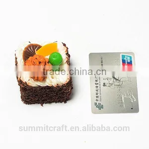 Artificial Resin Mini Cake Custom Food Fridge Magnet thumbnail-2