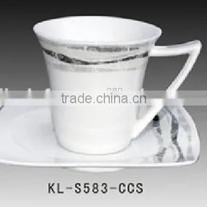 2016 New Item Ceramic Turkish Tea Cup Set With Golden Line thumbnail-1