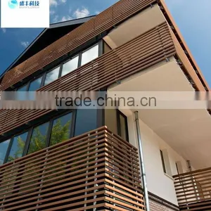 WPC Outdoor Wall Panel for Decoration Decorative Exterior Wall Panels Rot-proof Decorative Wall Panels thumbnail-1