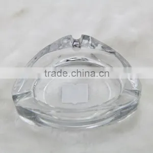Clear Glass Ashtray ,triangle Shaped Glass Ashtray, Ashtray thumbnail-1