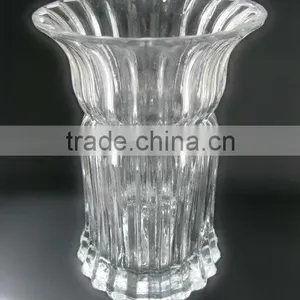 Clear Glass Vase, Flower Vase thumbnail-1