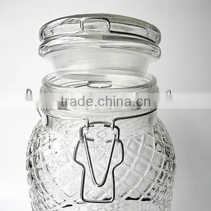 3L Airtight Vintage Traditional Round Clip Top Preserve Glass Bottles thumbnail-2