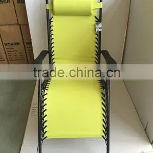 2017 Folding Outdoor Recliner Zero Gravity Chairs With Cup Holder thumbnail-3